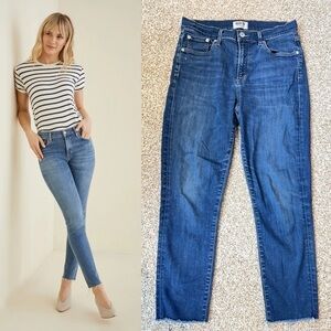 AGOLDE Sophie Crop Raw Edge Hem Size 29 AGOLDE x Amour Vert A018B-1003